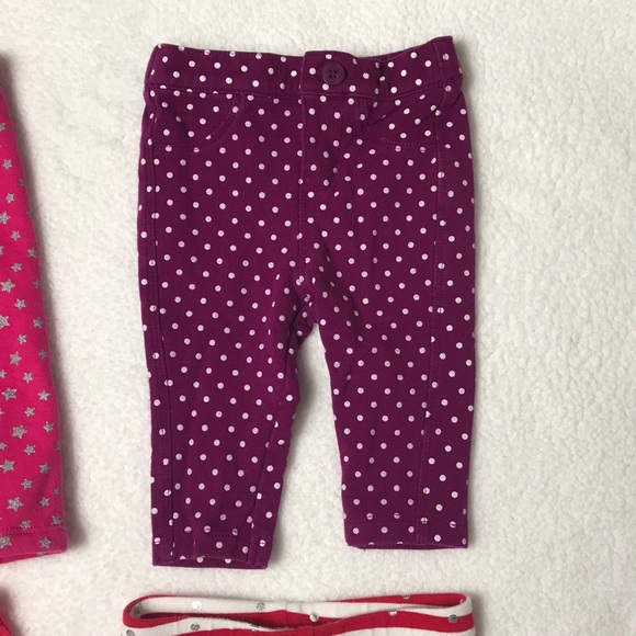 🌻 3/25 🌻 Month Infant Patterned Pants Bundle - Picture 4 of 9